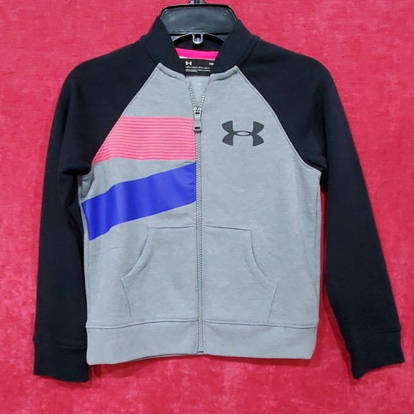 🆕UA Rival Varsity Bomber Full Zip Sweatshirt